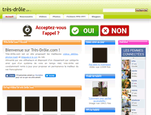 Tablet Screenshot of media.tres-drole.com